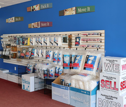 Moving supplies and packing supplies near affordable self storage units in Burlington, NC