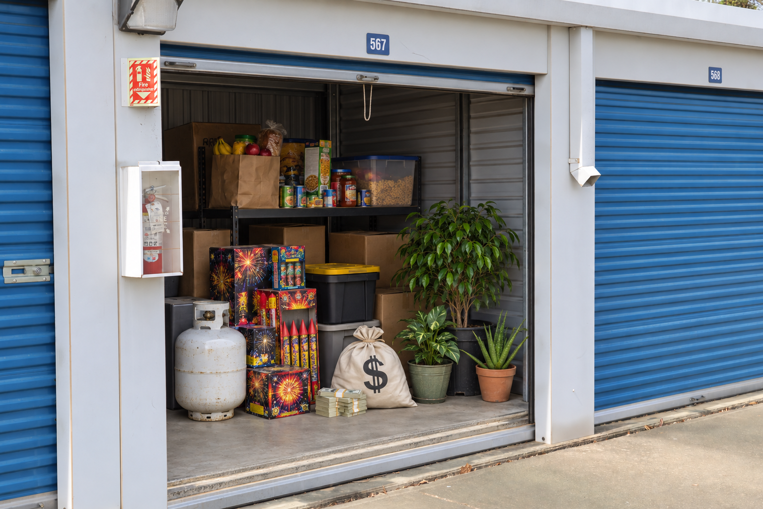 Items you should not store in self storage at America's Self Storage in Burlington, NC