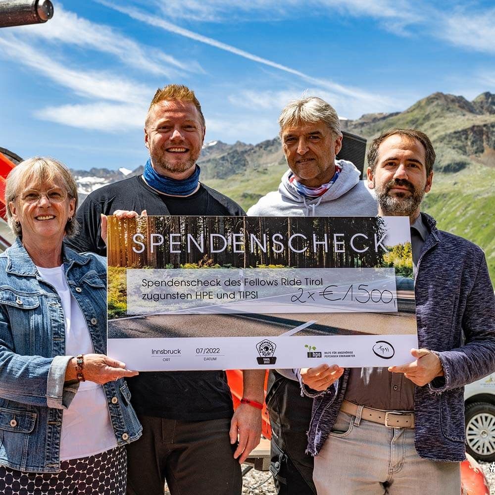 Fellows Ride 2023 Spendenscheck Fellows Ride 2023 Spendenscheck