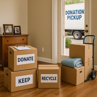 Boxes labeled