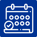 Calendar icon representing easy online appointment scheduling with Your Helpful Neighbors cleanout team in Michigan.