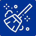 Cleaning icon representing junk removal and post-cleanout services from Your Helpful Neighbors in Michigan.