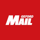 Oxford Mail logo in white on a red background