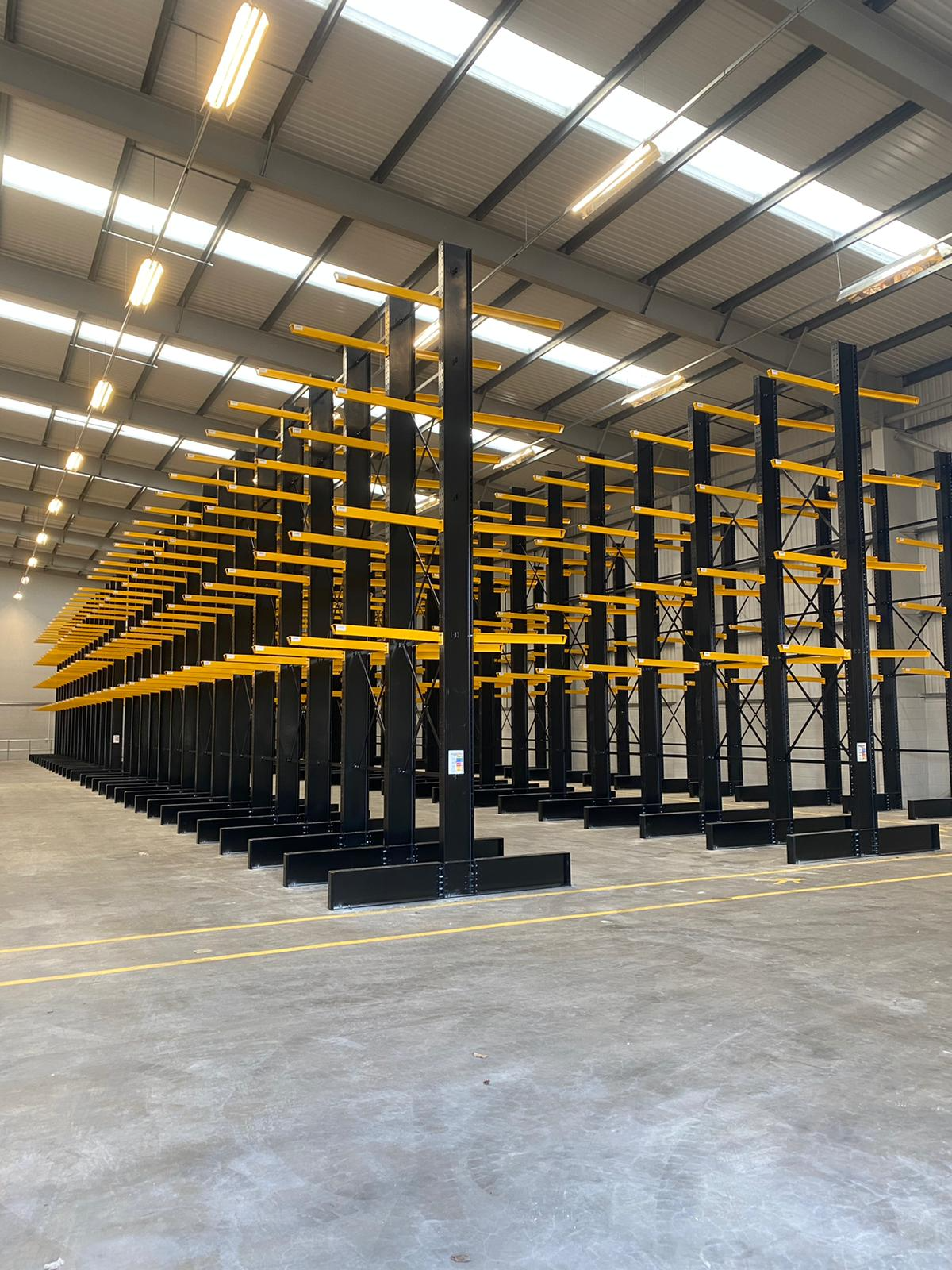 big warehouse with pallette racking