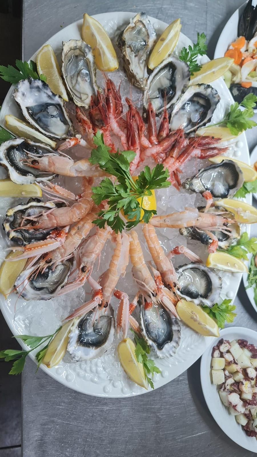piatti serviti dal servizio catering a ladispoli