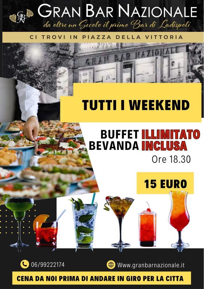 Apericena a Roma da GRAN BAR NAZIONALE