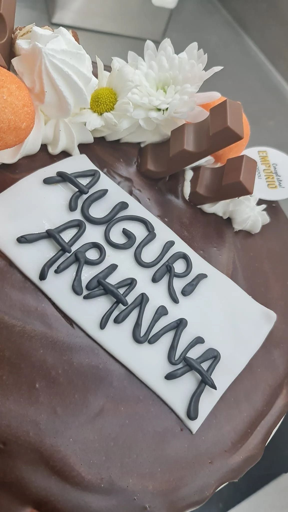Torta compleanno con scritta personalizzata pasticcieria ladispoli