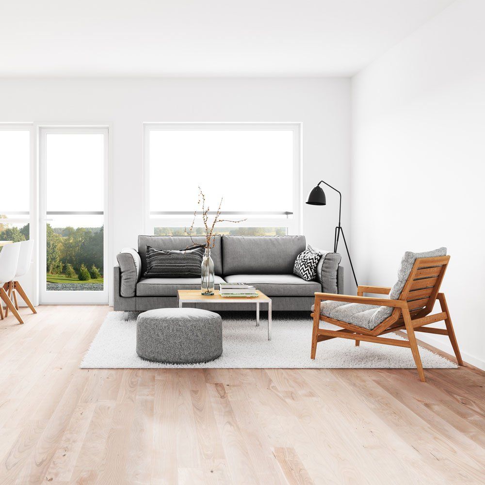 Simple Living Room — Saint Jacob, IL — Hancock Construction