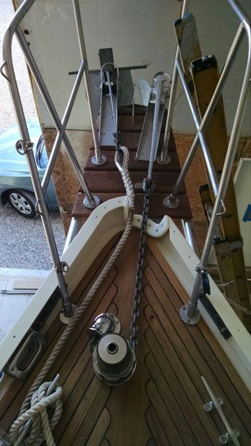 Two Bow Anchors and all chain rode