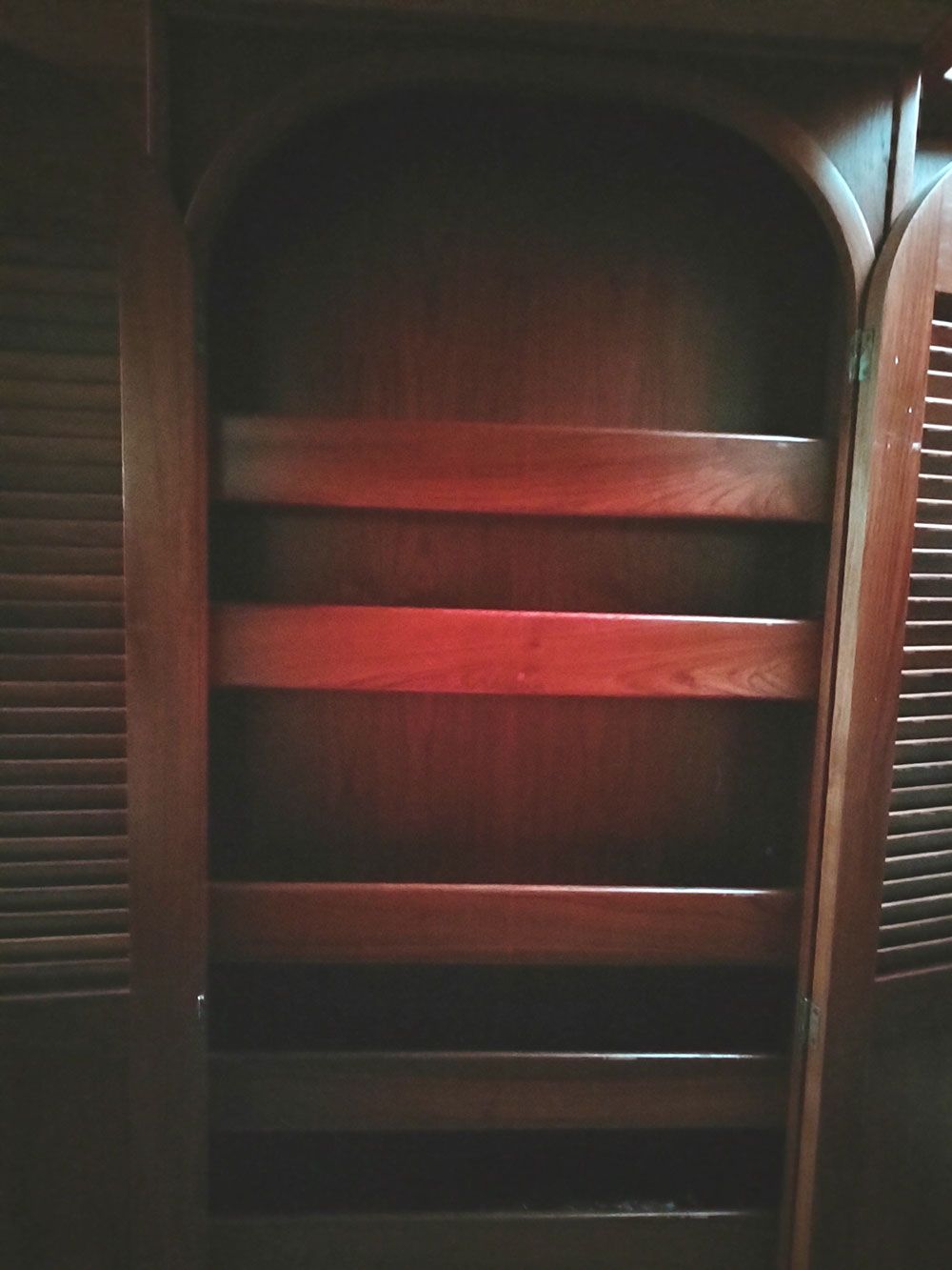 Canned Goods Locker in galley
