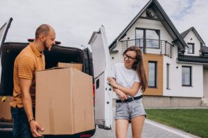 couple moving