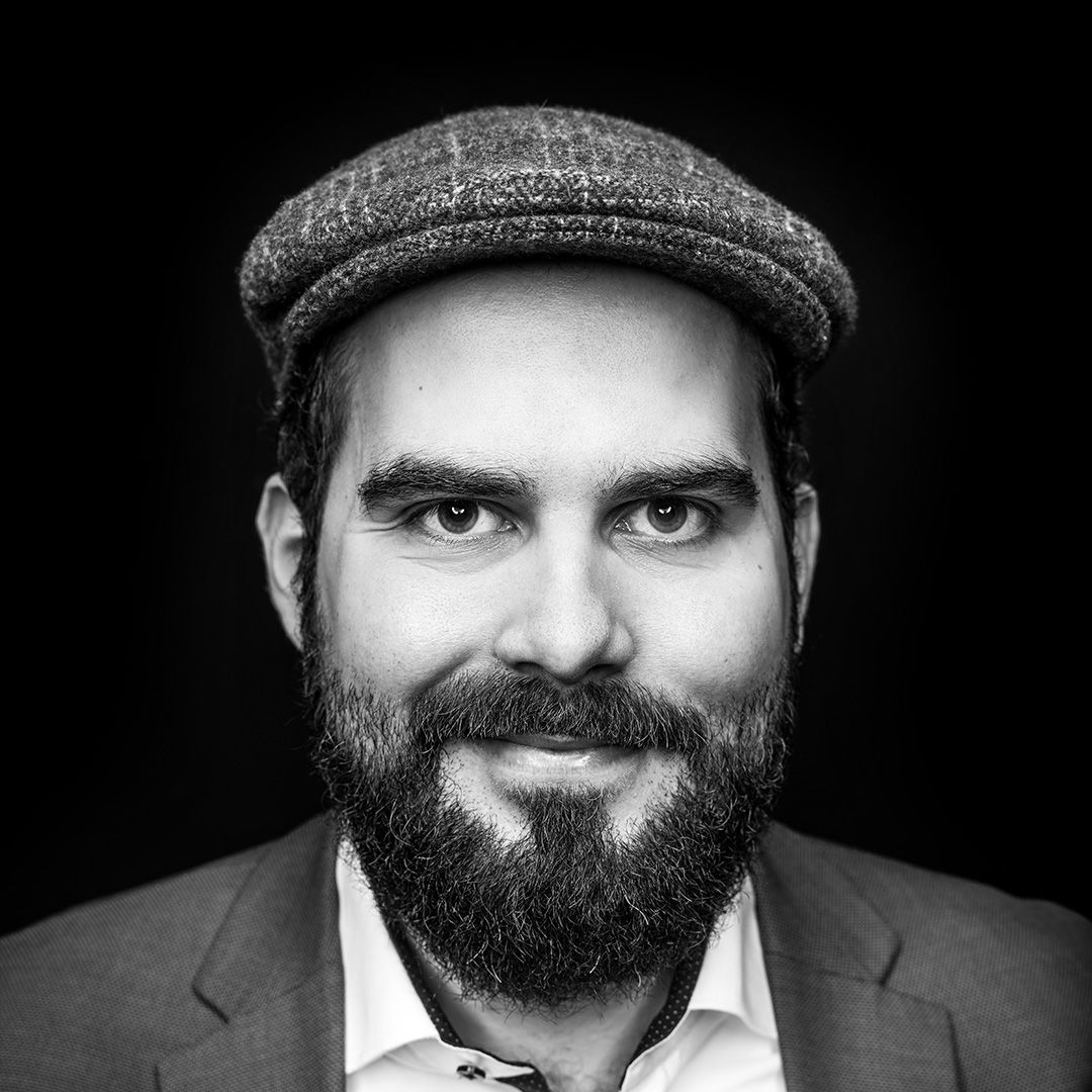 Schwarz-weiss Portrait von Leandro Robustelli