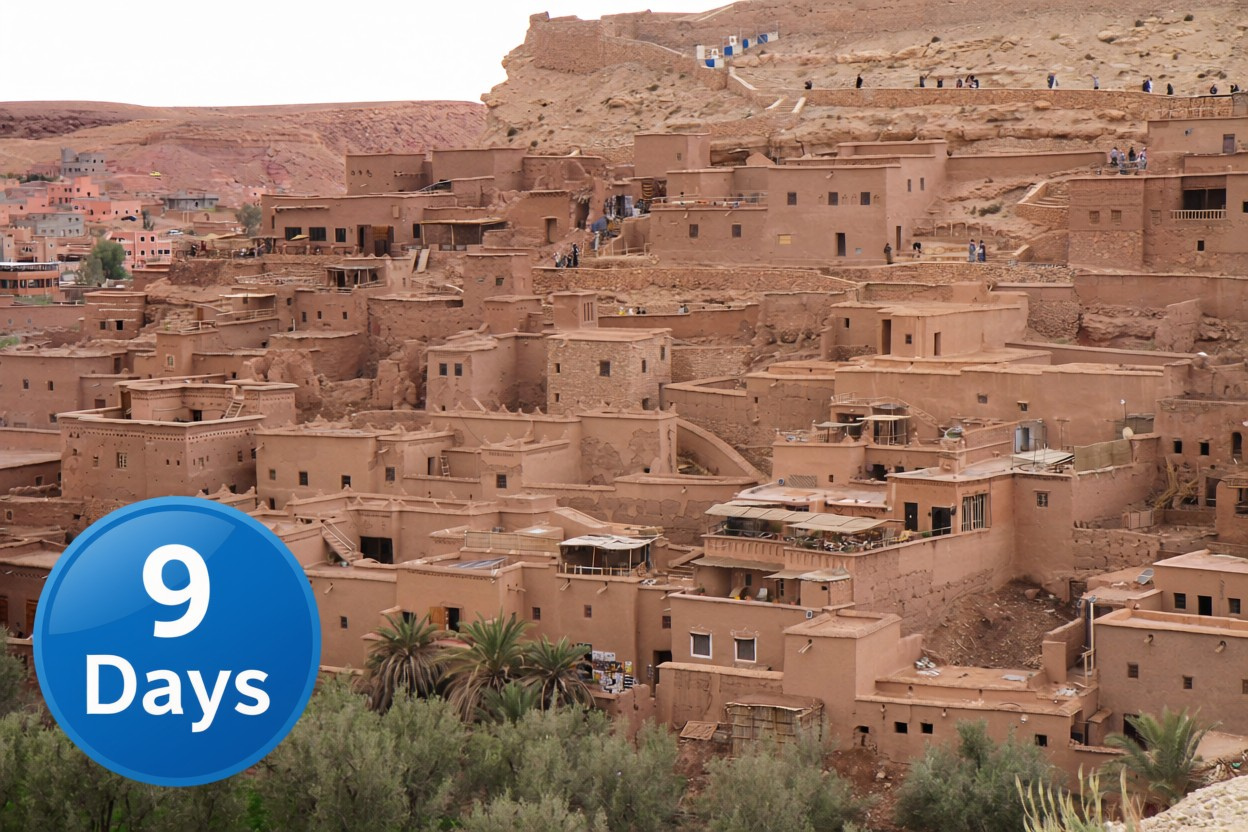 Best 9 Day Morocco Tour from Casablanca