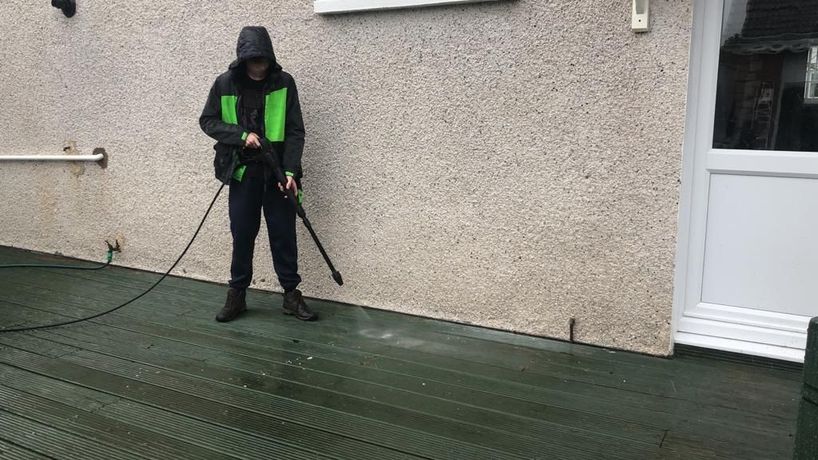 Jimmy's External Cleaning Services decking cleaning in Bradford 