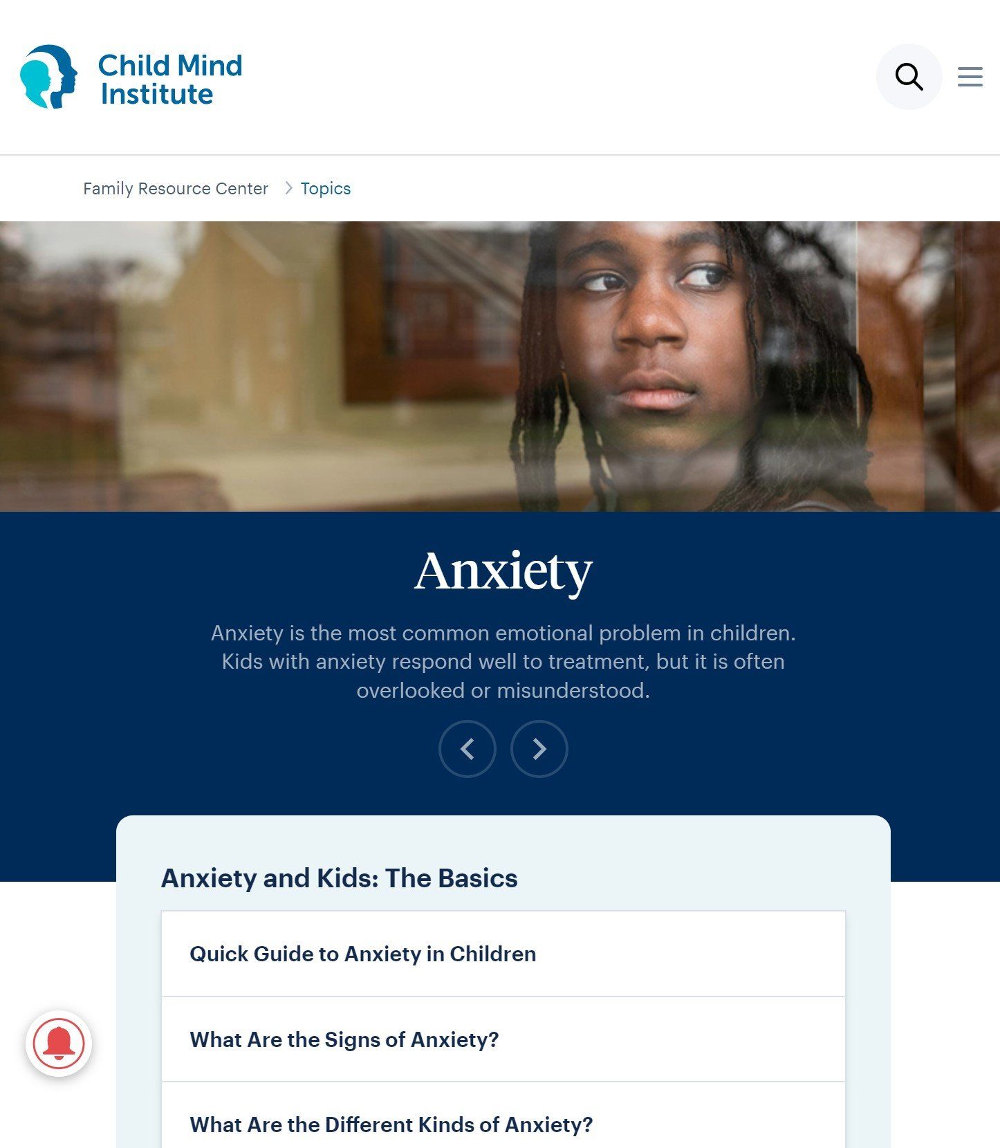 Websites on Anxiety and Depression Websites on Anxiety and Depression