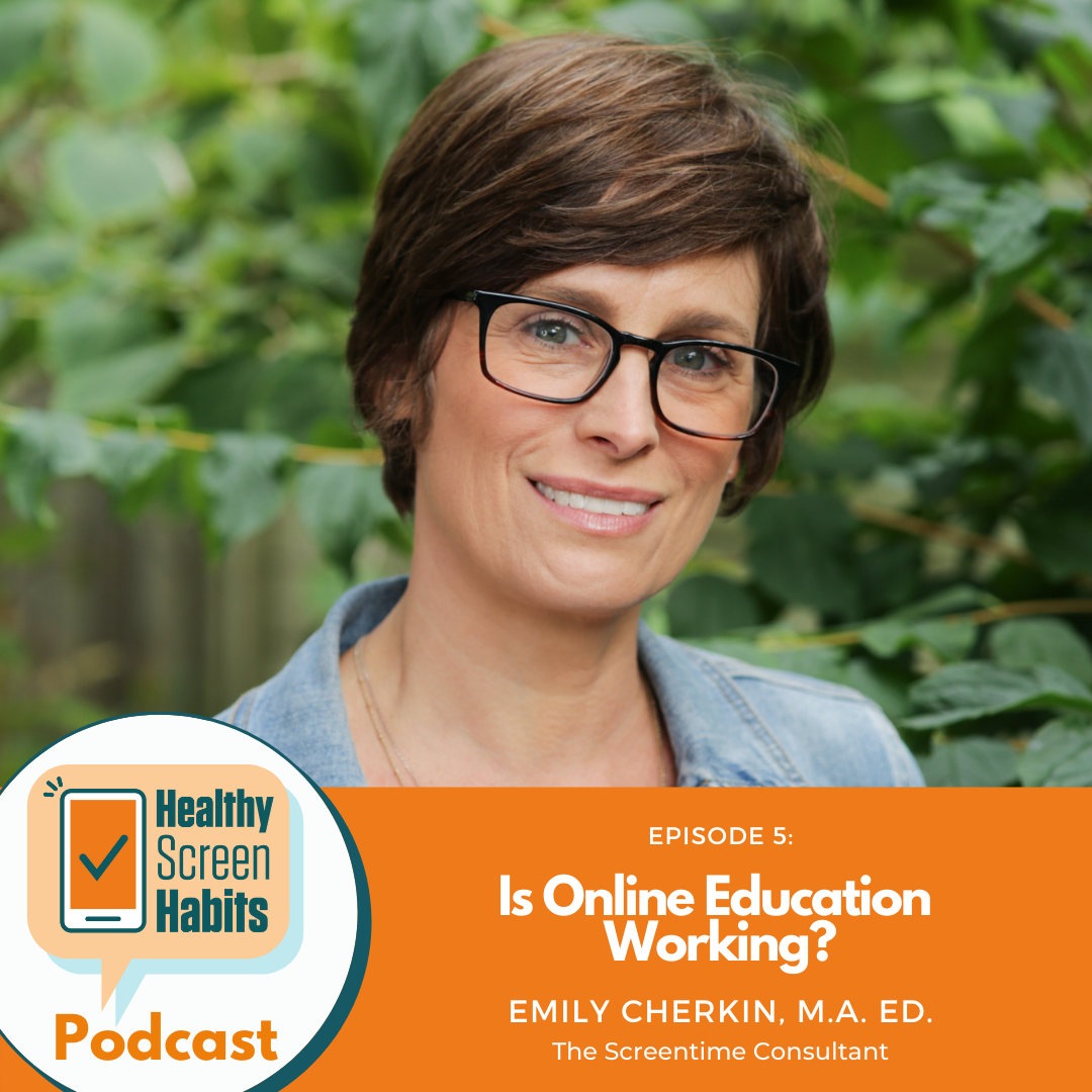 Episode 5: Is Online Education Working? // Emily Cherkin from The Screentime Consultant
