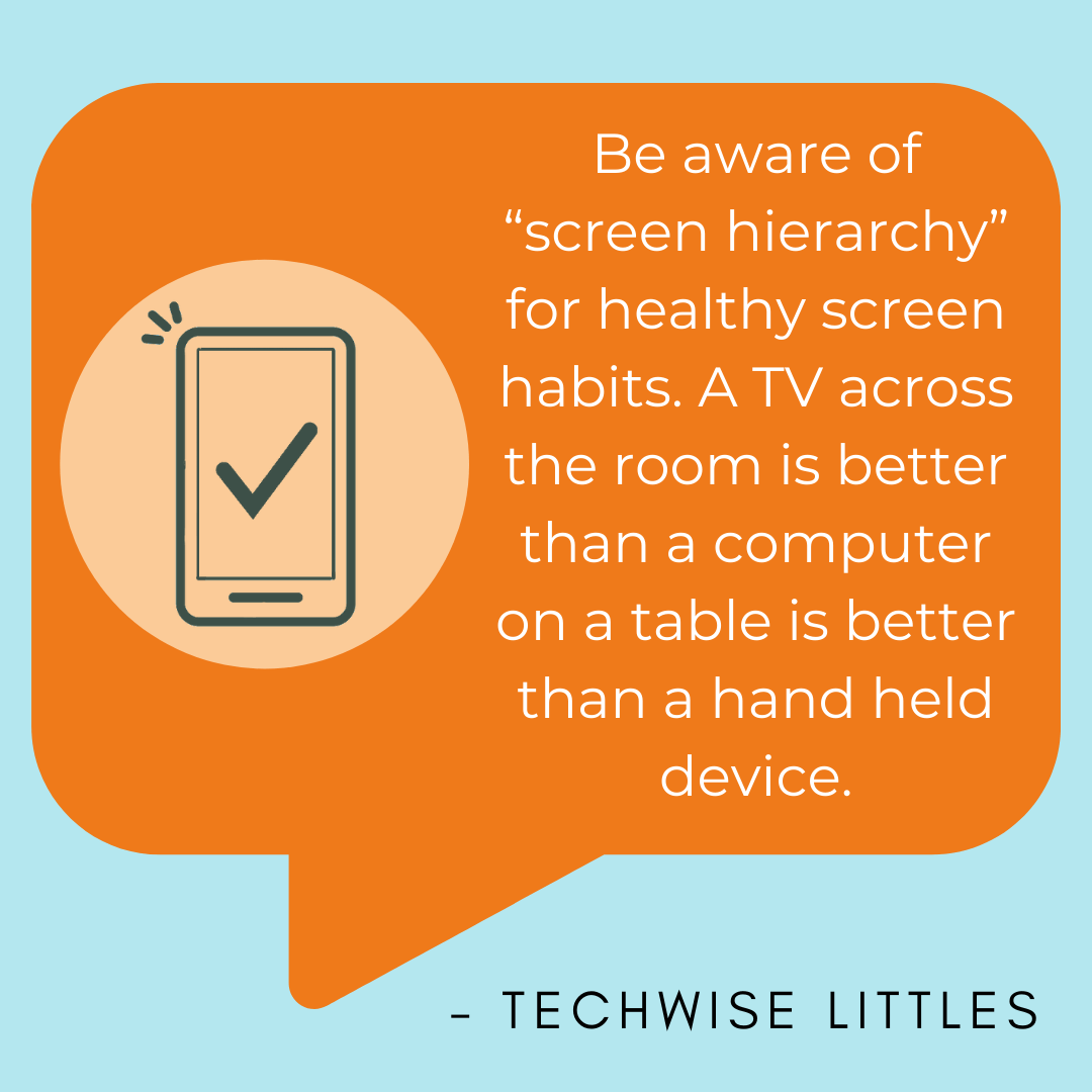 Healthy Screen Habit Takeaway Healthy Screen Habit Takeaway