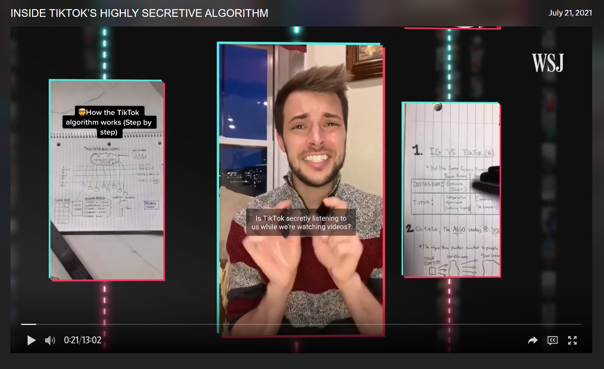 Investigation: How TikTok's Algorithm Figures Out Your Deepest Desires | The Wall Street Journal Investigation: How TikTok's Algorithm Figures Out Your Deepest Desires | The Wall Street Journal