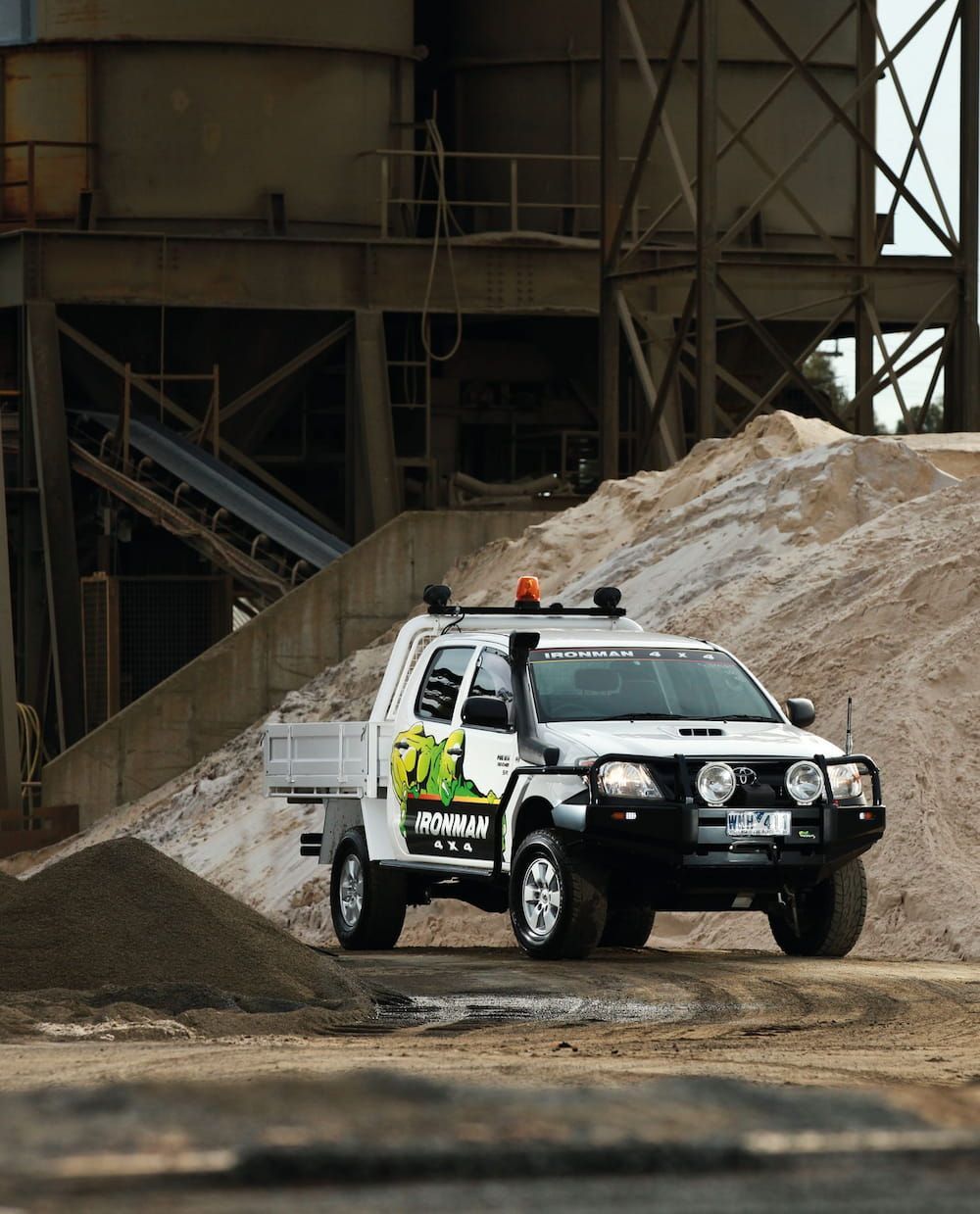 A White Truck With the Word Johnny on It — Whitsunday 4x4 & Automotive In Cannonvale, QLD