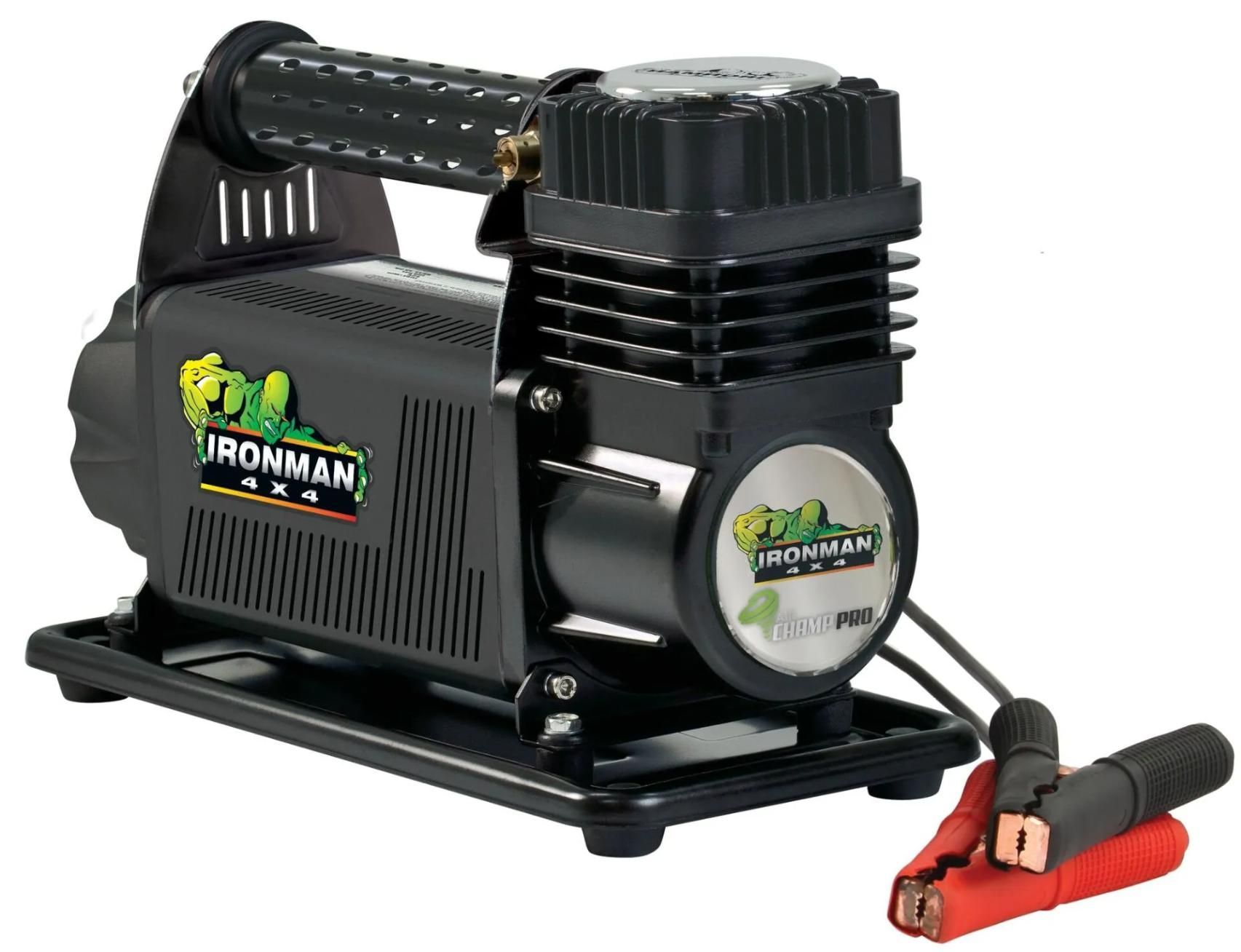 A Black Air Compressor is Sitting on a White Surface — Whitsunday 4x4 & Automotive In Cannonvale, QLD