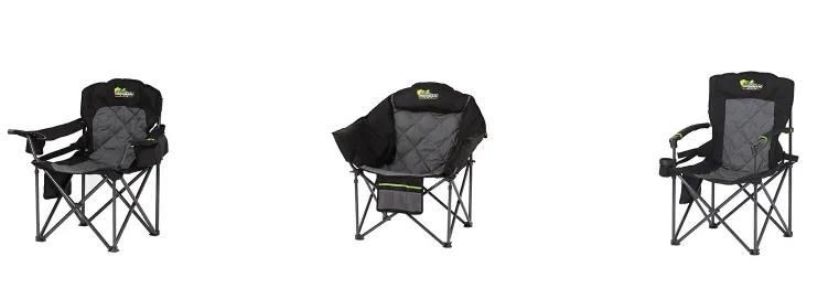 Three Different Angles of a Folding Chair on a White Background — Whitsunday 4x4 & Automotive In Cannonvale, QLD