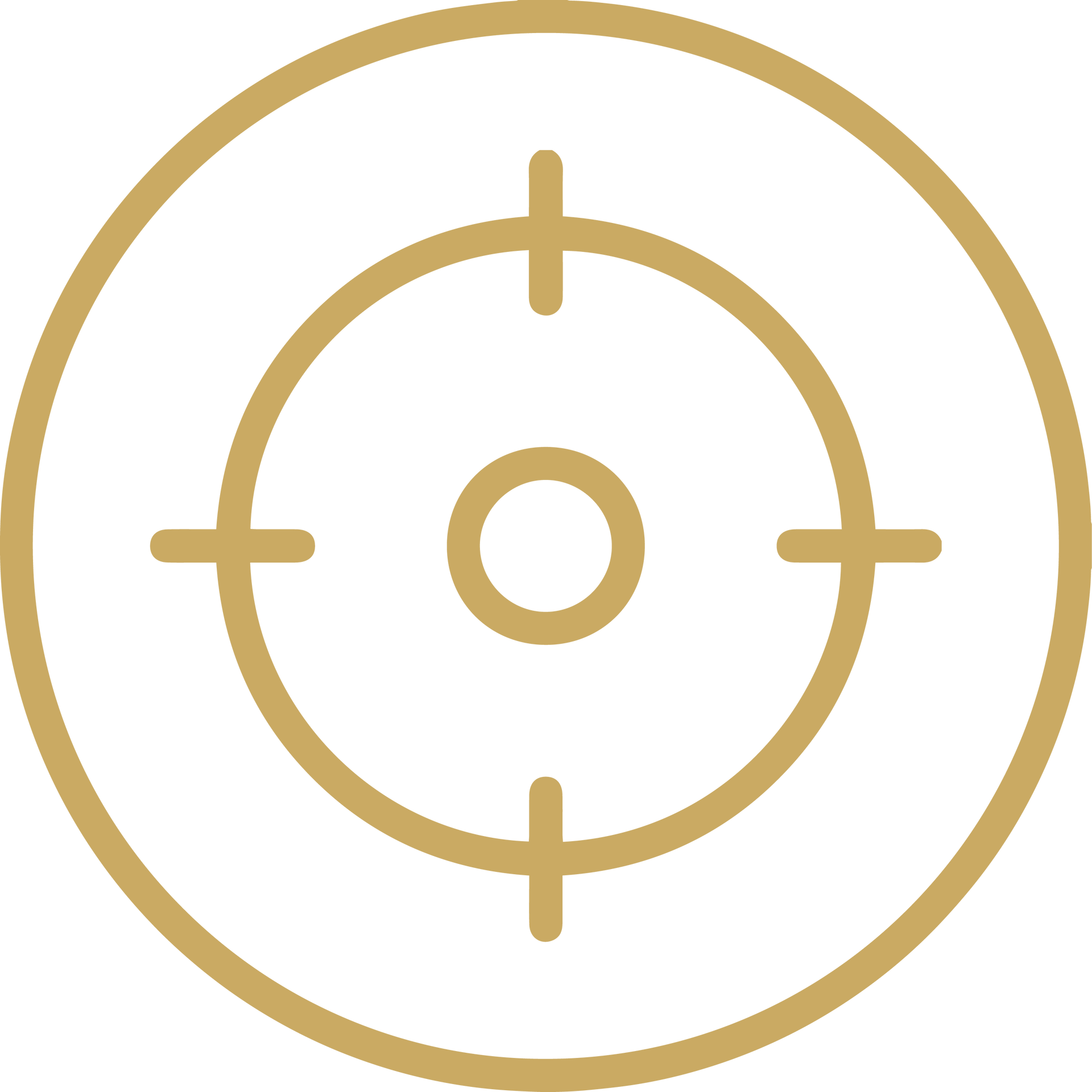 Gold target-style icon with concentric circles and crosshair marks