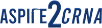 ASPIRE 2 CRNA logo in blue.