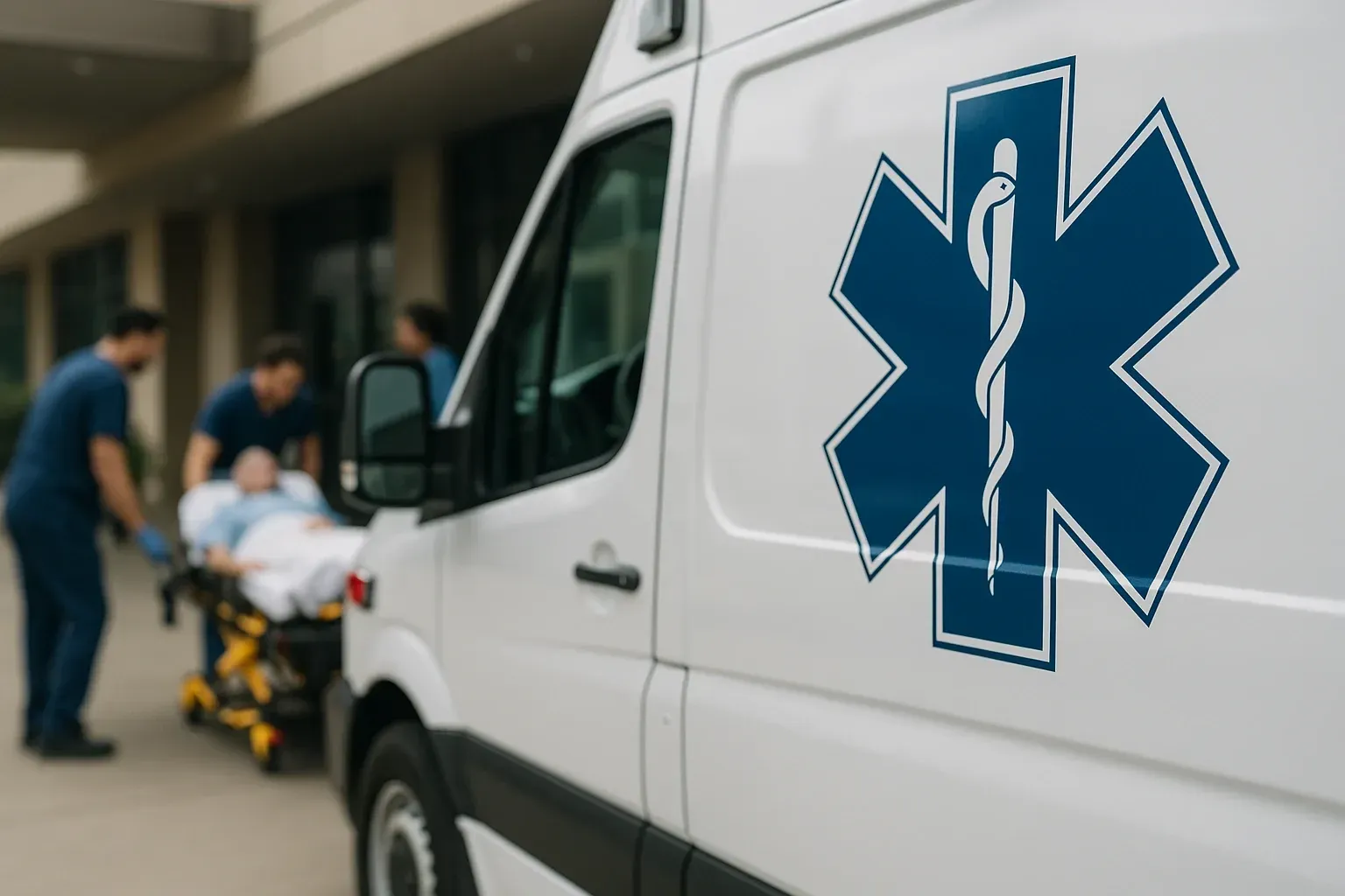 Lakeway Mobility non-emergency medical transportation van providing safe hospital discharge