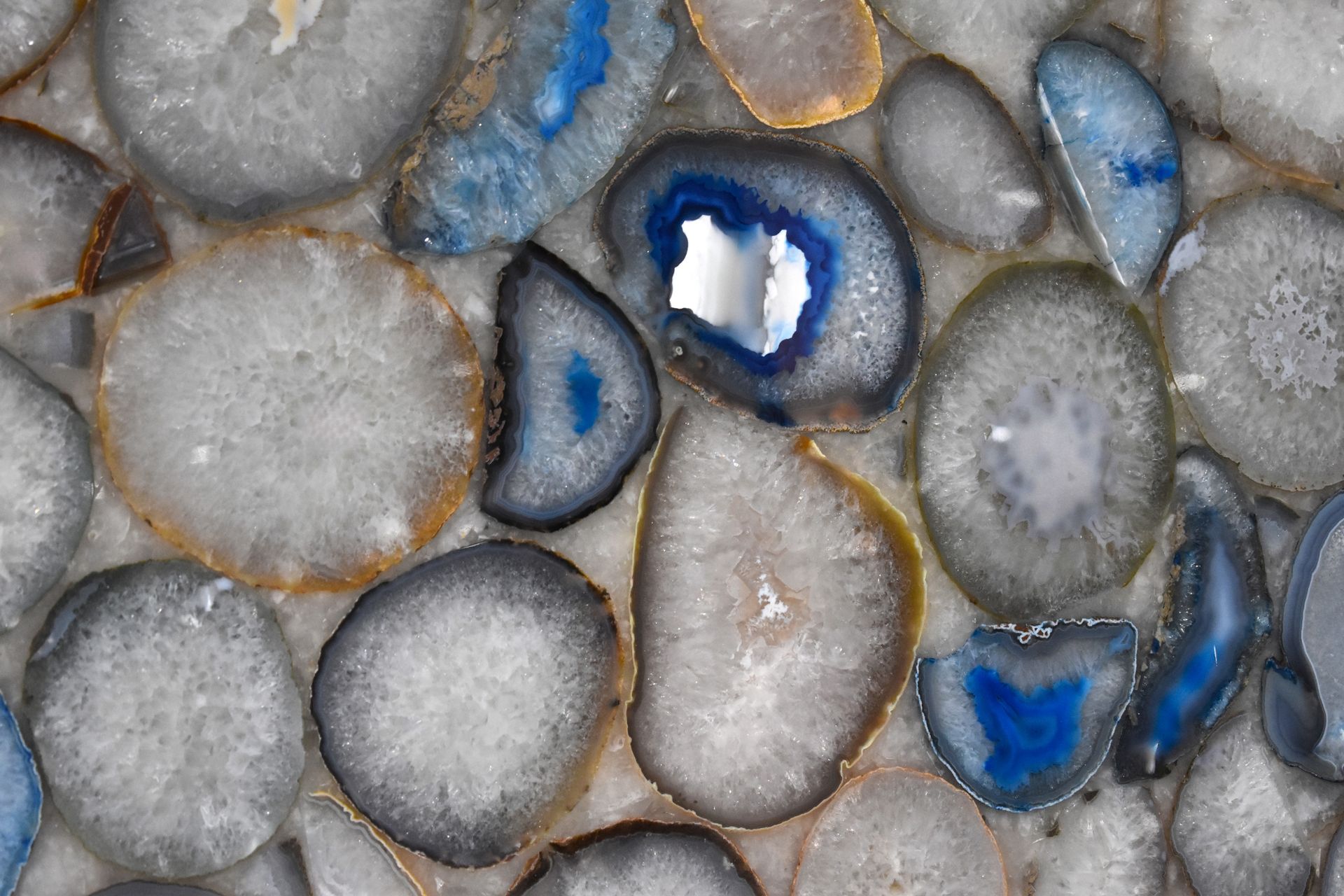 Blue - White Agate