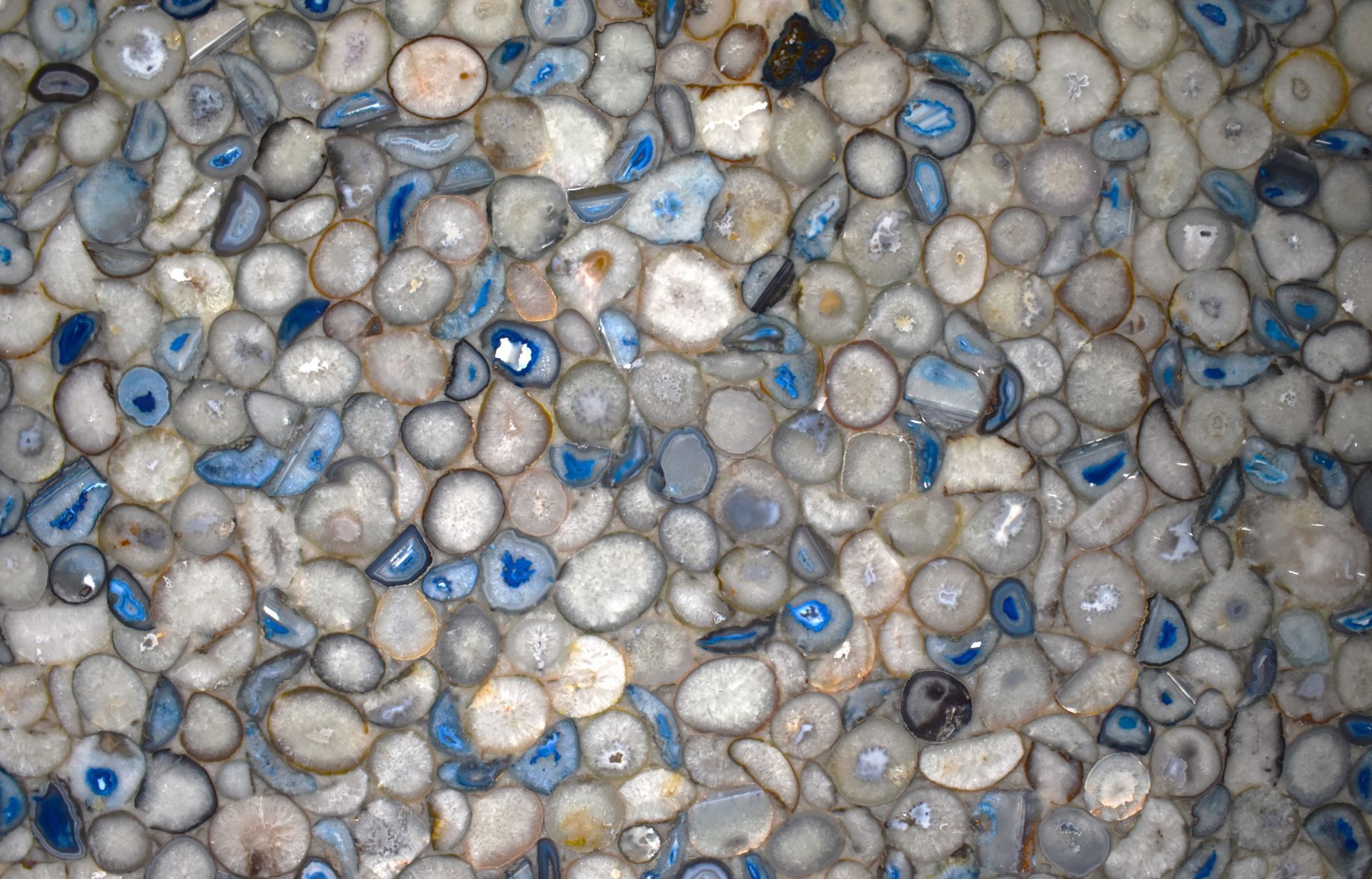 Blue - White Agate