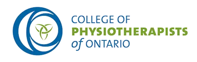 College of Physiotherapists of Ontario logo in blue and green on a white background
