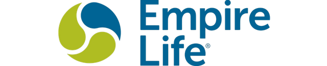 Empire Life logo with blue and green circular icon and blue text on white background