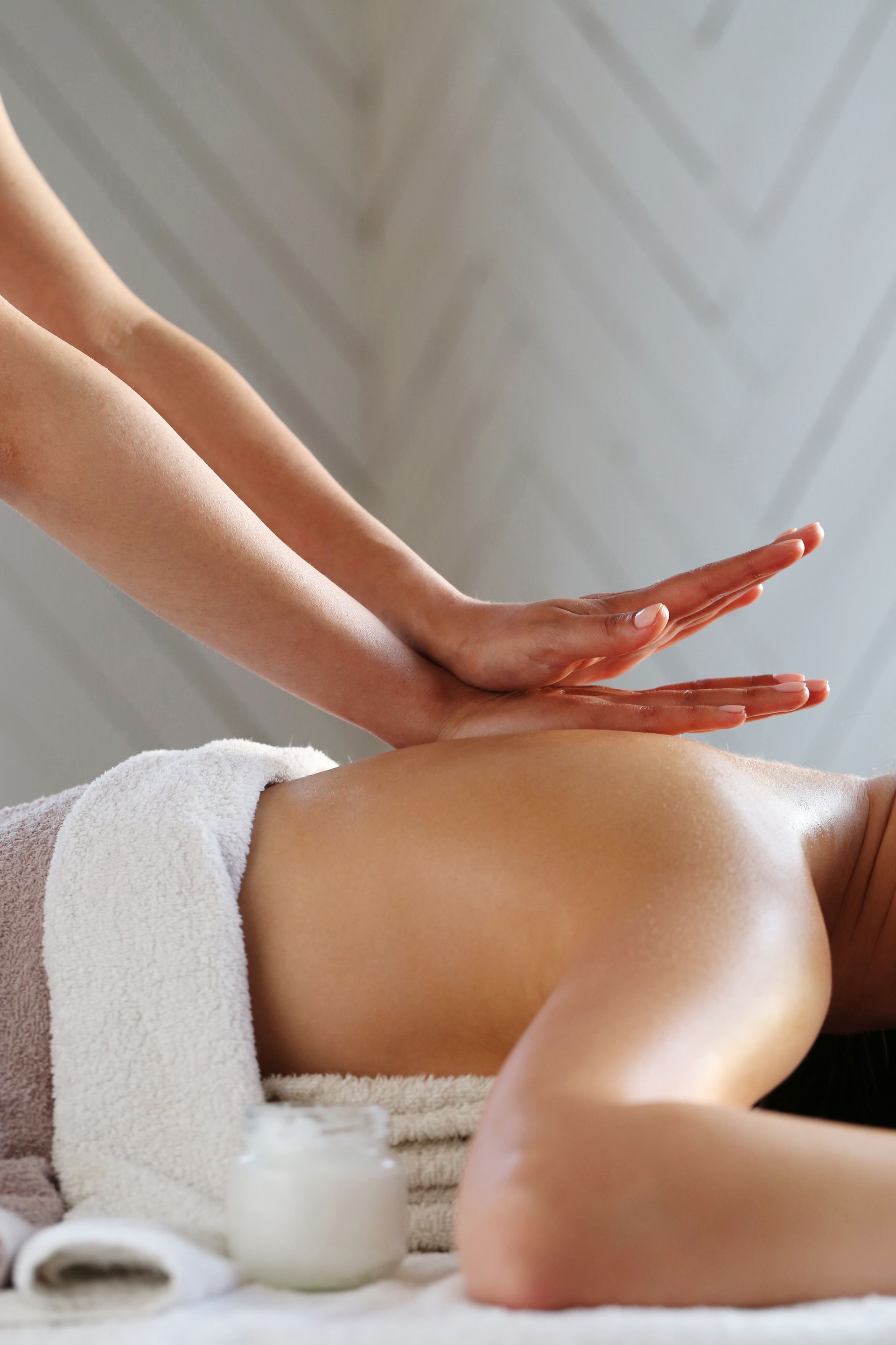 person getting massage