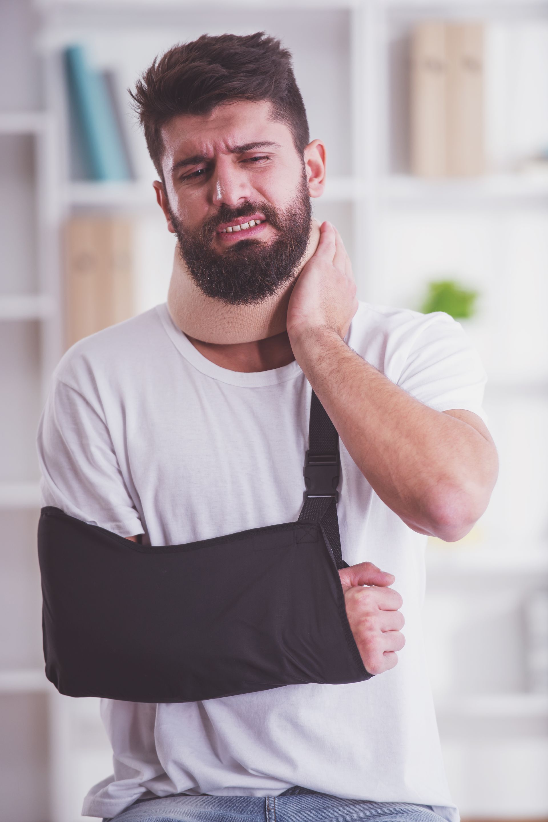 injured man