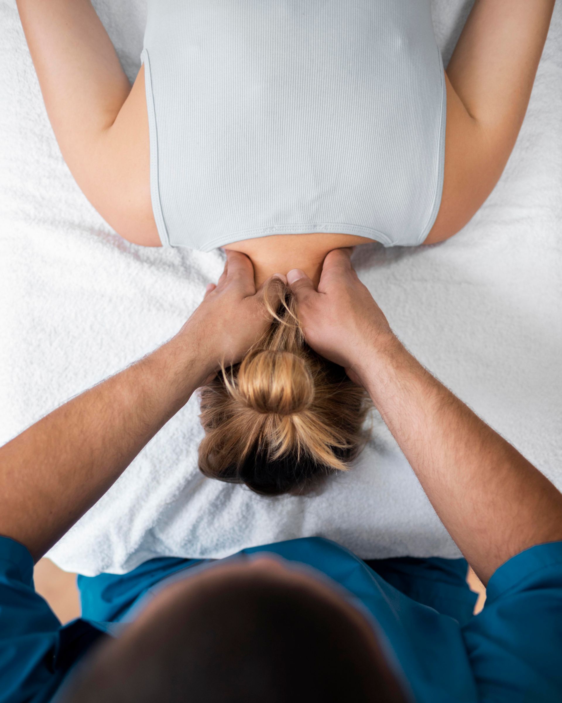 woman getting massage