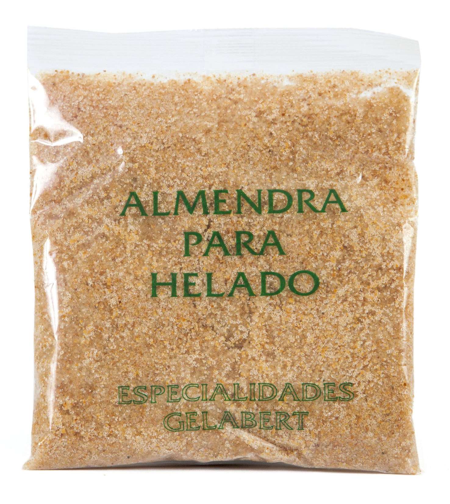 A bag of almondra per a gelat especialitats gelbert