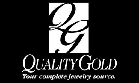 The quality gold logo is on a black background.