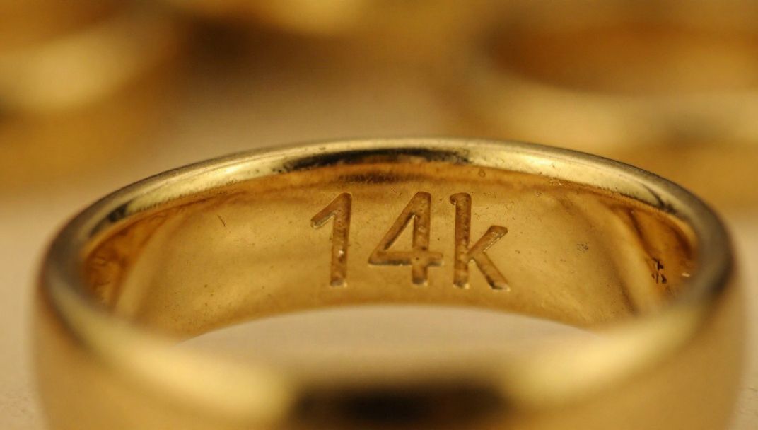 What do the numbers inside my gold ring mean
