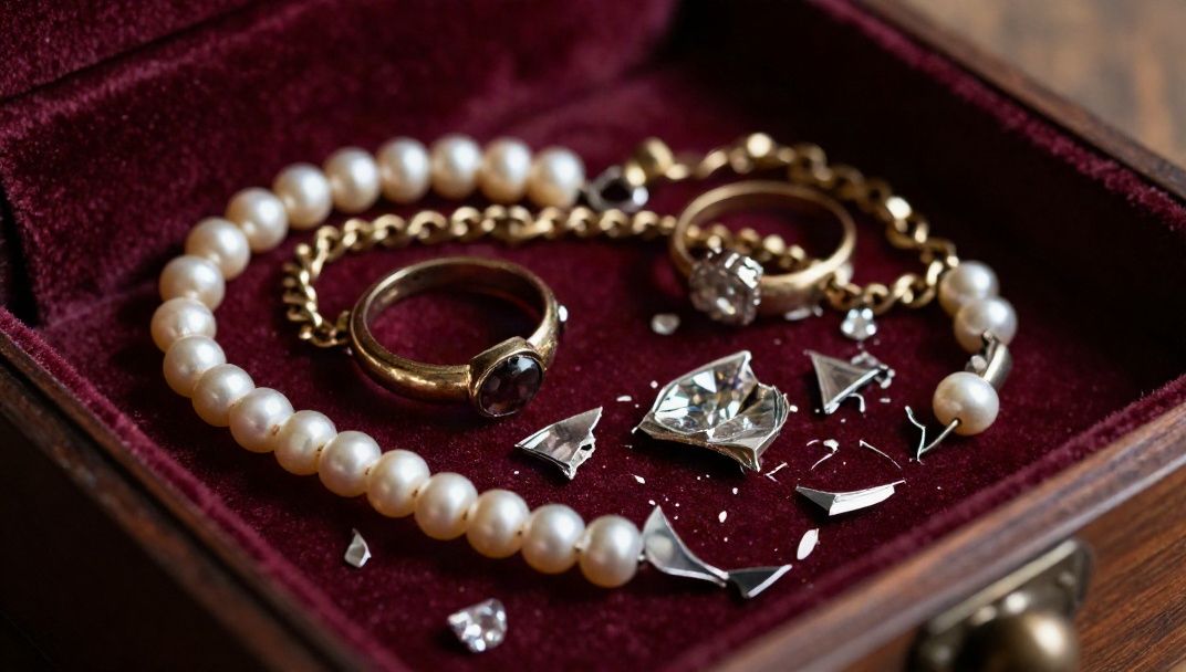 Broken gold jewelry that can still be valuable