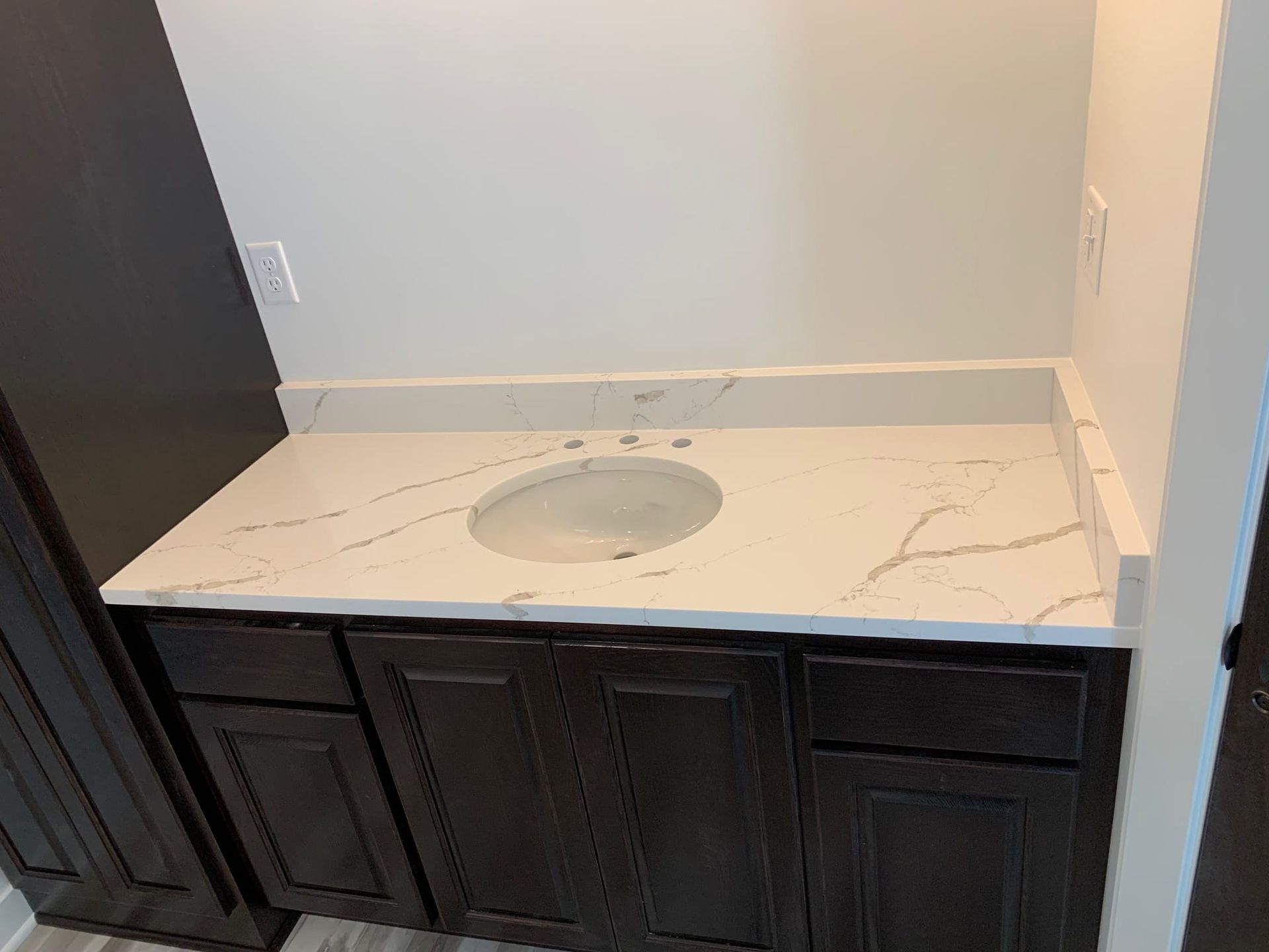marble wash area countertop 