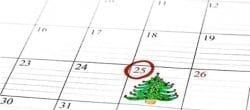 A Calendar With A Christmas Tree Marked On The 25th — The Garis Group In Hamilton, NSW A Calendar With A Christmas Tree Marked On The 25th — The Garis Group In Hamilton, NSW