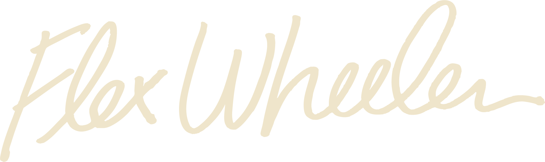 A handwritten signature of alex wheeler on a white background.