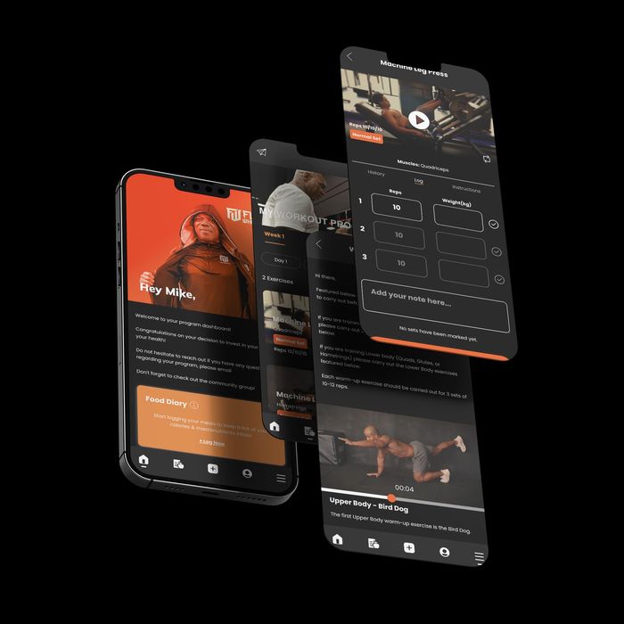 Flex Wheeler  phones are stacked on top of each other on a black background.