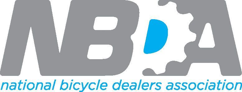 The logo for the national bicycle dealers association