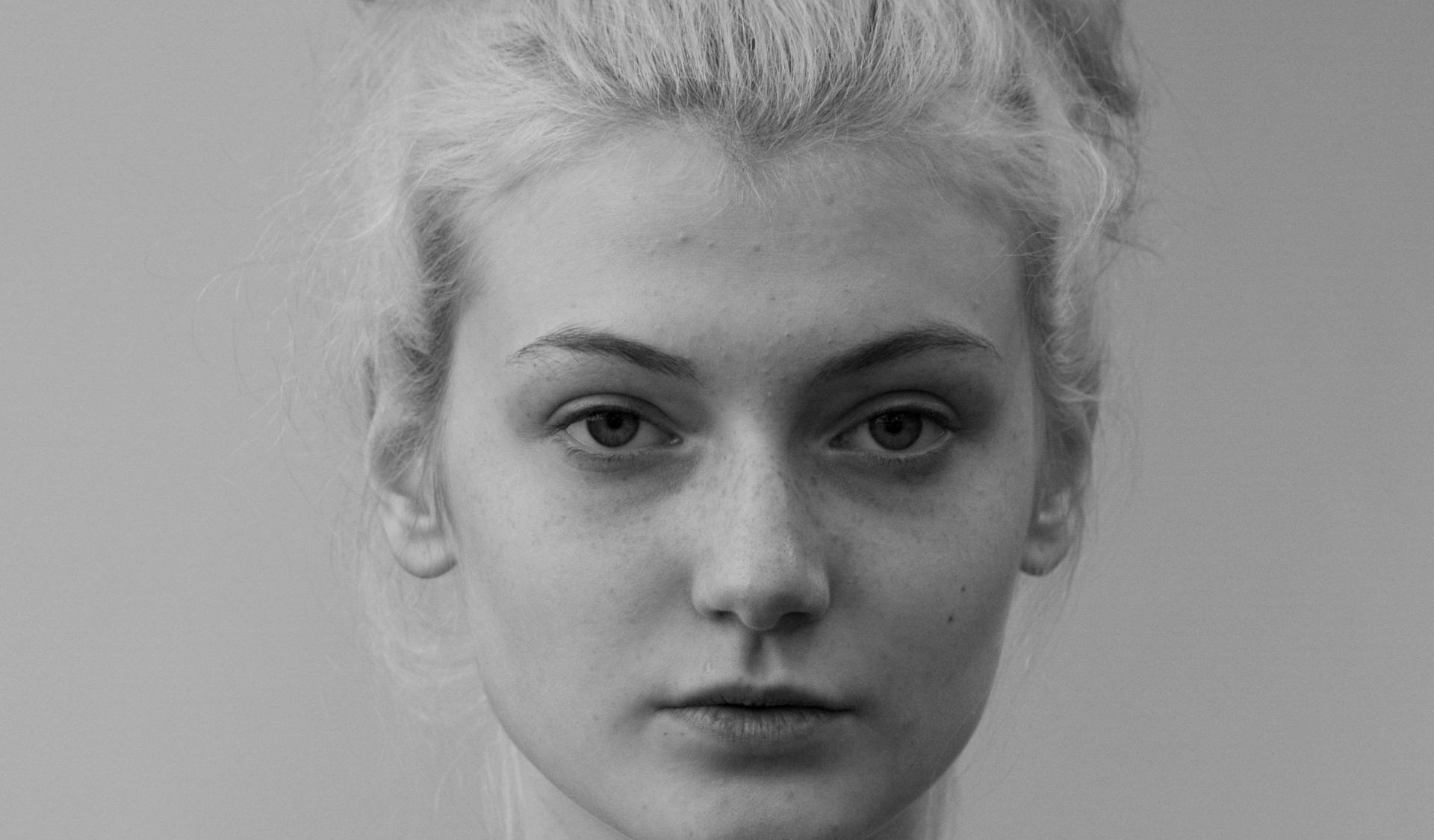 black and white blonde