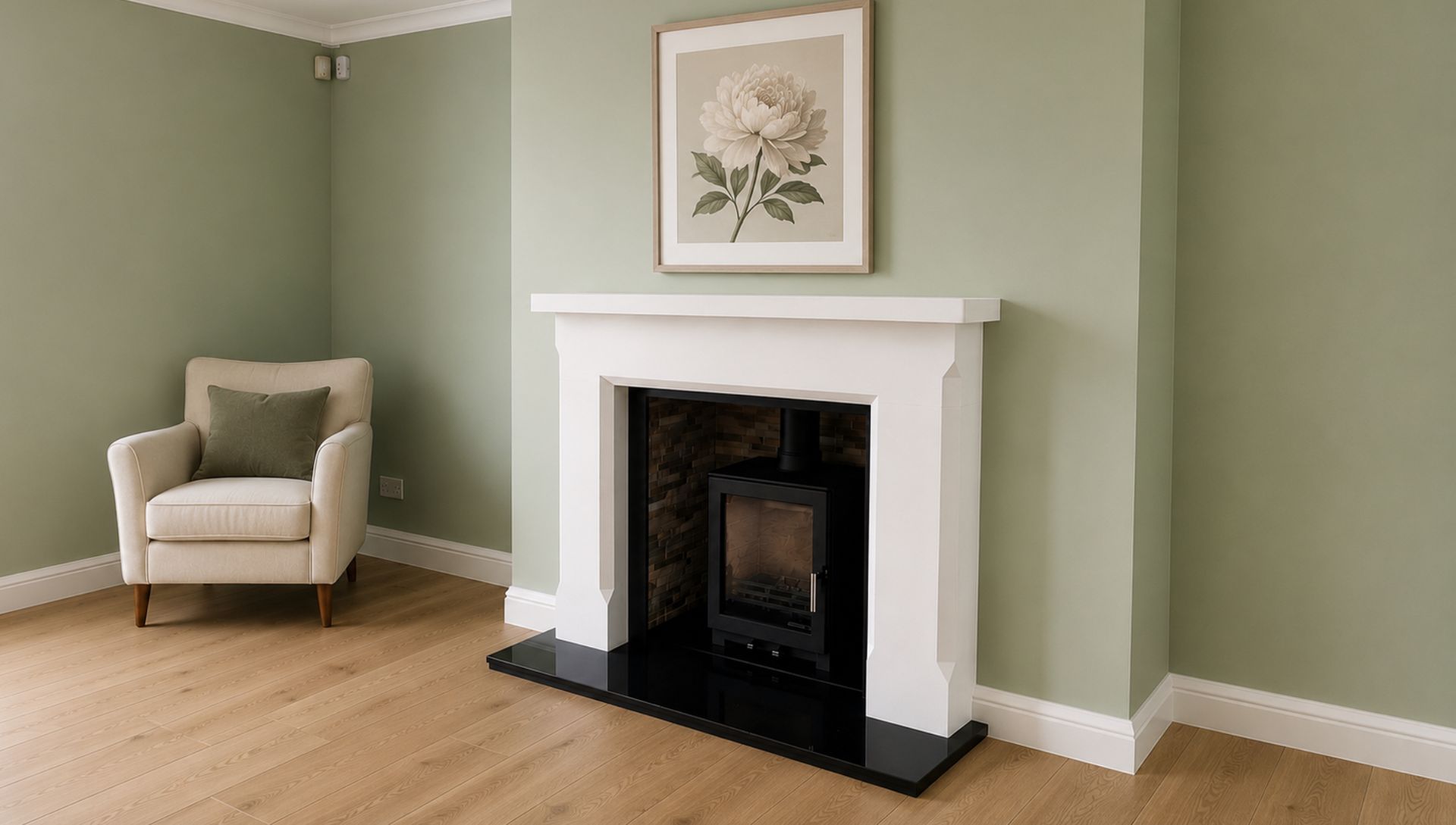 Fireplace Set at the Fireplace Isle of Wight