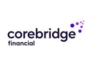 The Corebridge Financial logo featuring purple text and a cluster of dots in the upper right.
