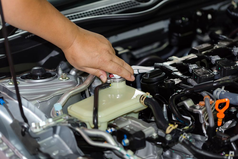 A Person is Working on the Engine of a Car — Hive Mobile Roadworthy in Helensvale, QLD
