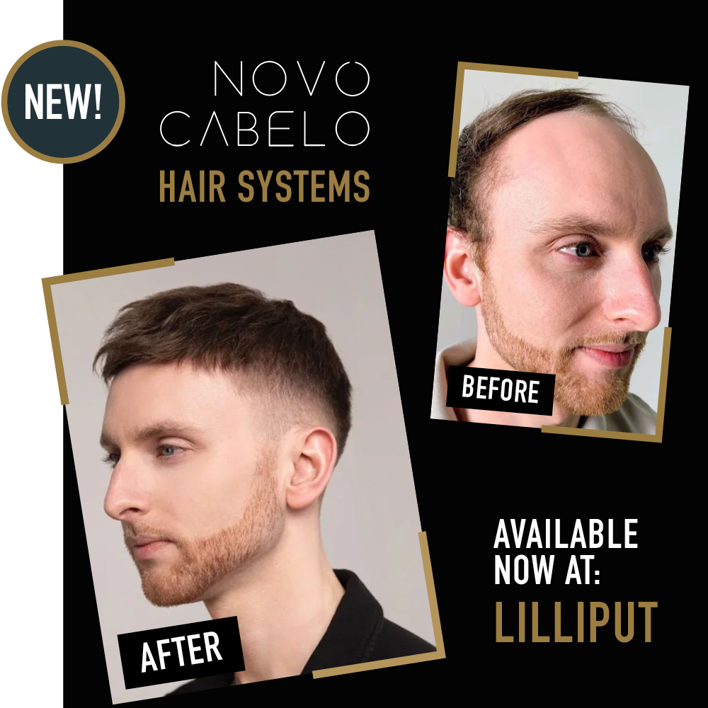 novo cabelo hair systems for hair loss treatment now available at swaffields lilliput in dorset
