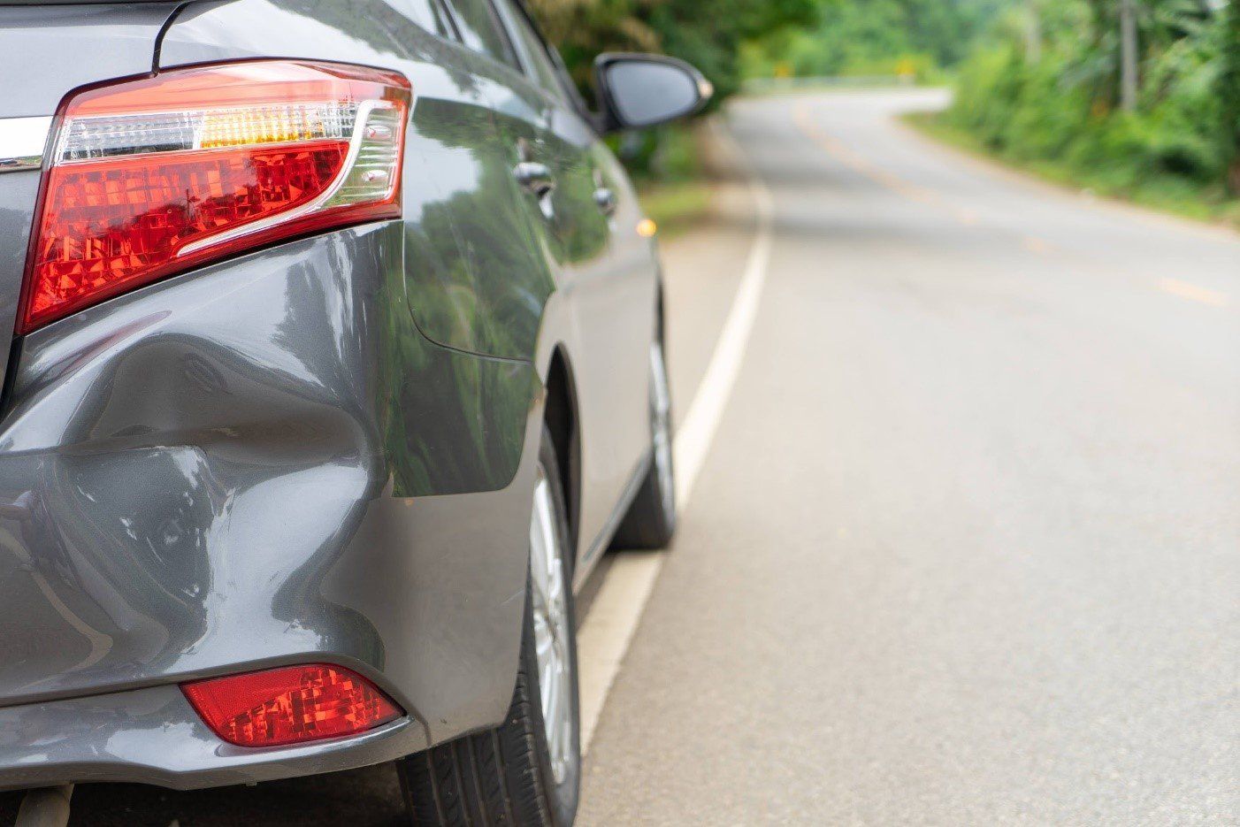 Gray Car with Damage — Fairmont, WV — Higinbotham & Higinbotham LLC Gray Car with Damage — Fairmont, WV — Higinbotham & Higinbotham LLC